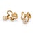 Modern Mikimoto 18k Yellow Gold Pearls Stud Dangle Earrings, A Pair For Sale - Image 3 of 9
