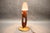 Wood Mid-Century Adjustable Wooden Table Lamp with Checkered Shade, Czechoslovakia, 1, 1970 For Sale - Image 7 of 10