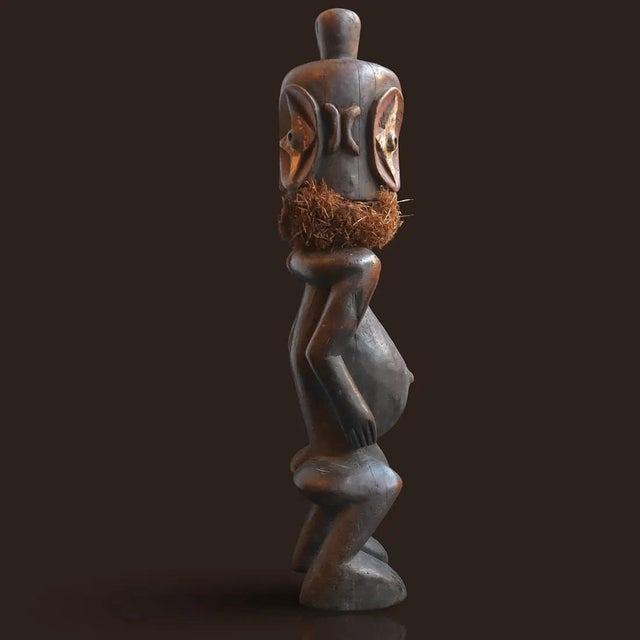 Tribal Mid 20th Century Songye/Yaka Ancestral Figure For Sale - Image 3 of 4