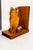 Brown Carved Owl Motive Lime Wood Bookends, Vienna, 1960s, Set of 2 For Sale - Image 8 of 18