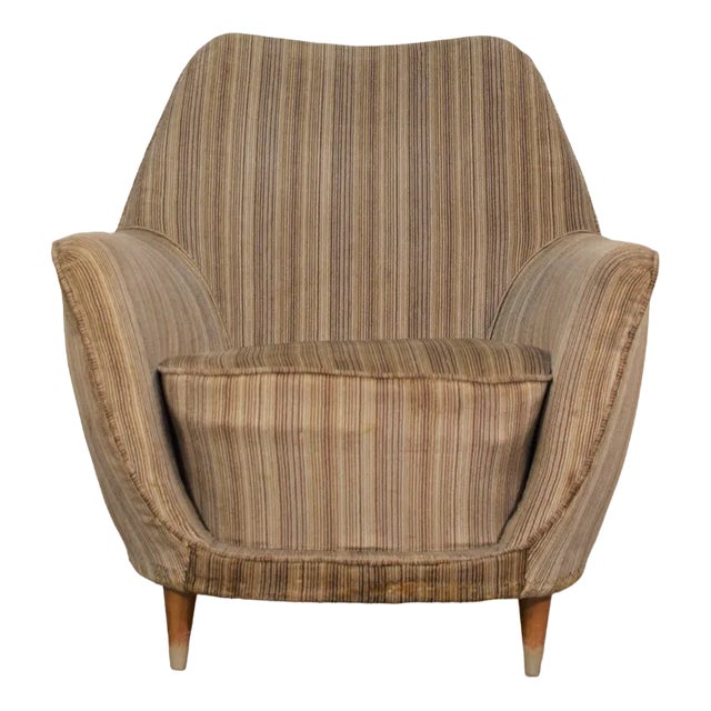 Mid-Century Italian Armchair, 1950s For Sale