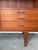 Wood Mid-Century Danish Modern Teak Hutch With Woven Cane Doors For Sale - Image 7 of 12