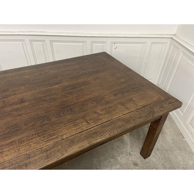 1930s Vintage Monastery-Style Table in Oak, 1930s For Sale - Image 5 of 13