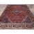 1950 6'9"x10'0" Bossa Nova Red Soft Wool Hand Knotted Vintage Persian Joshagan Rug For Sale In New York - Image 6 of 12