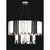 Collection Andromeda Chandelier in Metal and Glass by Jago For Sale - Image 4 of 8