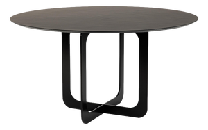 Stone Dark Brown Settanta 1400 Round Dining Table by Disain1971