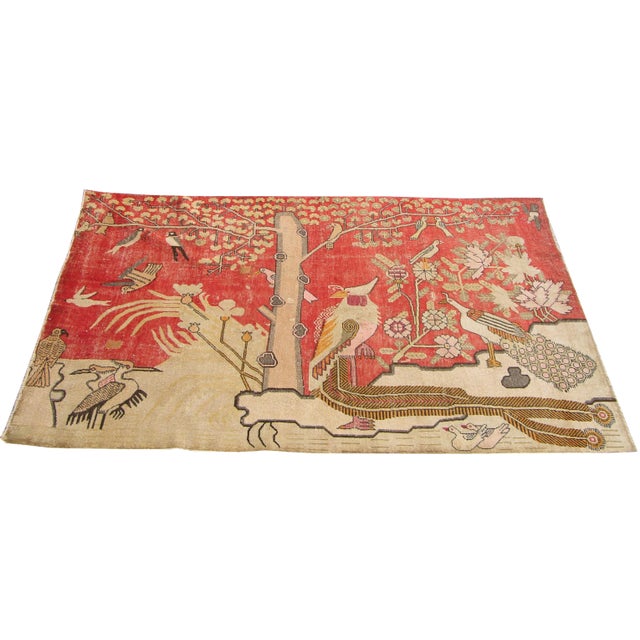 Antique Handmade Samarkand Rug Ca.1900 - 8'7'' X 5'4'' For Sale