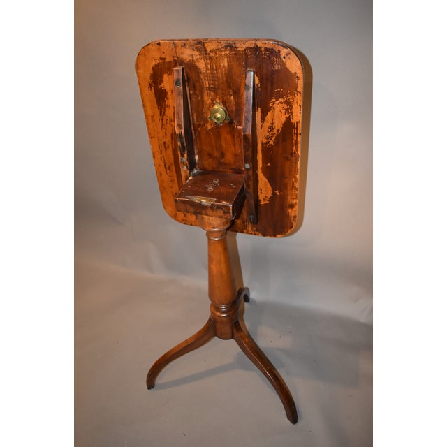 American Birch Sheraton Candle Stand For Sale - Image 4 of 5