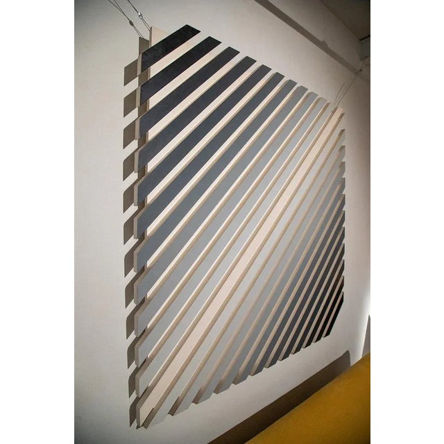 1980s Renaat Ramon, Optical Artwork, 1980s, Wood For Sale - Image 5 of 6
