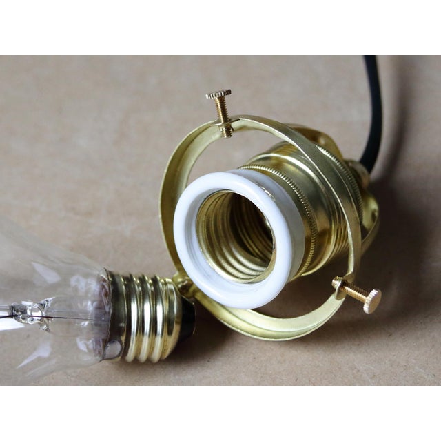 Art Nouveau Pull Down Brass Pendant Light, 1890s For Sale - Image 15 of 18