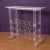 Mid Century Acrylic or Lucite Bar Cart Wine Rack For Sale - Image 9 of 10