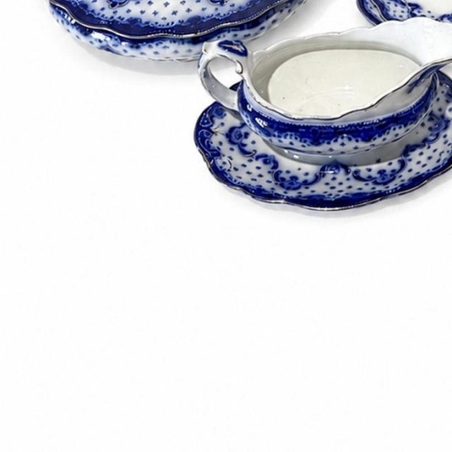 Porcelain Dinner Service from Keele Street Pottery, Set of 37 For Sale - Image 3 of 6