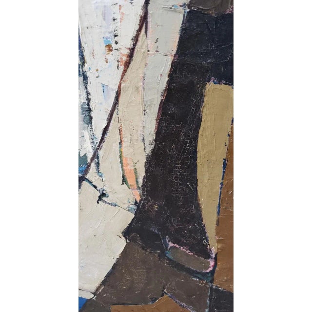 Remarkable Abstract Portrait of a Boy With His Dog C.1940 For Sale - Image 9 of 12