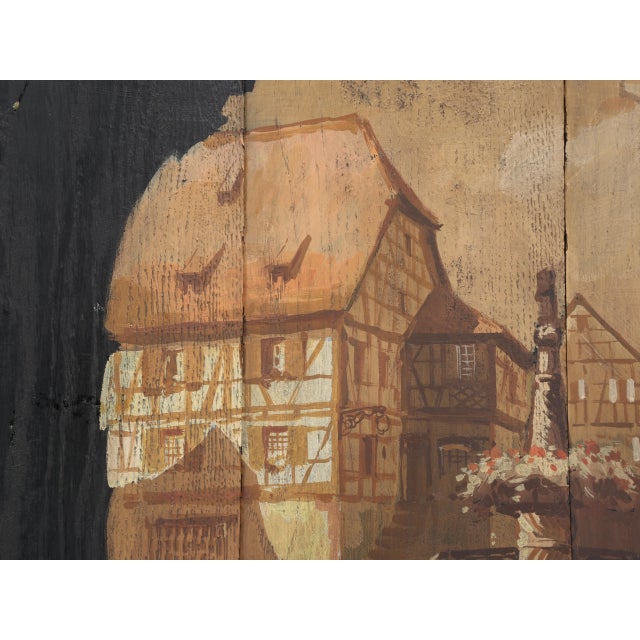 Antique Wine Barrel End Repurposed as Wall Art Dambach-La-Ville France C1800's For Sale In Chicago - Image 6 of 12