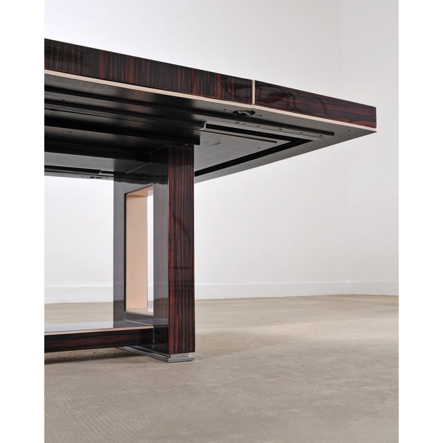 Dakota Jackson Macassar Ebony "Grand" Dining Table 11 Ft. For Sale - Image 17 of 18