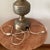 Chinese Vintage Asian Inspired La James Mont Style Intricately Carved Heavy Brass Lamp Circa 1940 For Sale - Image 3 of 12