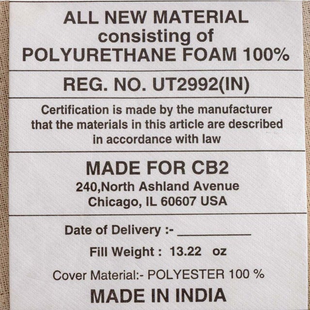 Wood Postmodern Hoof Foot Upholstered Tripod Stool For Sale - Image 7 of 8