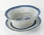 Chinese Export Chinoiserie Blue and White Basket and Tray For Sale - Image 13 of 13