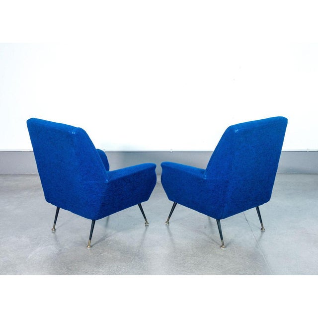 Blue Chairs by Gigi Radice, 1950s, Set of 2 For Sale - Image 8 of 18