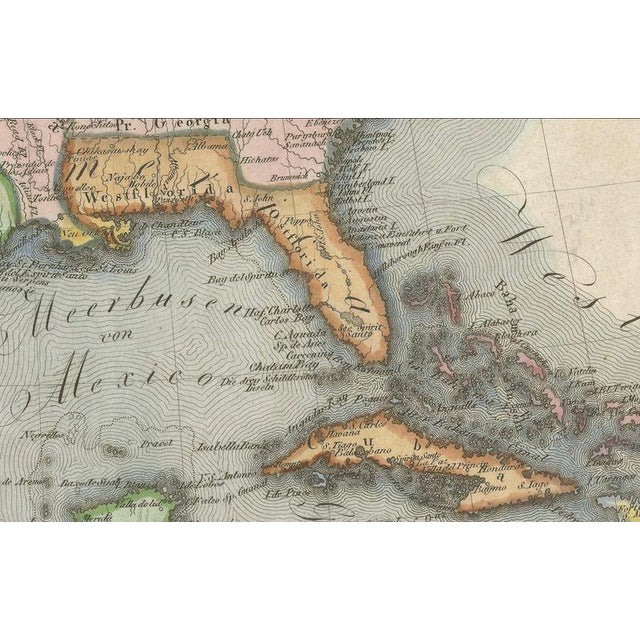 Large Antique Map of North America, 1806 For Sale - Image 11 of 13