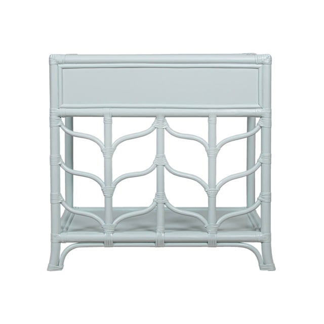 Ivy Nightstand - Light Blue For Sale - Image 9 of 10