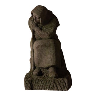Early 20th Century French Stone Figural Sculpture For Sale