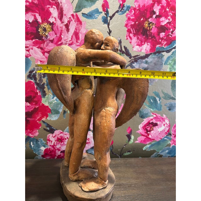 Two Angels Sculpture For Sale - Image 4 of 6