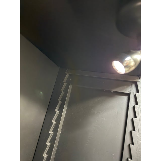 Brown Jameson Small Cabinet With Interior Lights For Sale - Image 8 of 12