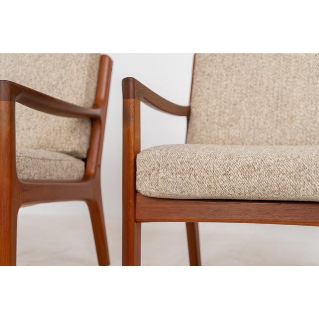 Senator Easy Chairs by Ole Wanscher for France & Son, Set of 2 For Sale - Image 6 of 18