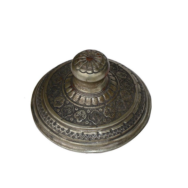 Large Copper Tea Pot with Engraving, 1940s For Sale - Image 15 of 17