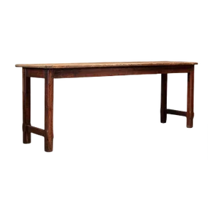 Large English Gothic Pine Server Table, 19th Century