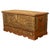 Brown Antique 19thC Zanzibar Omani Teak & Brass Stud & Copper Clad Dowry Chest 1890 For Sale - Image 8 of 18