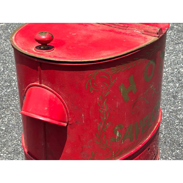 20th C. Hot Saveloys - Mid Century Original Paint on Metal Carnival / Street Food Dispenser For Sale - Image 4 of 12