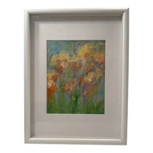 Original Mixed Media Artwork (Watered Acrylic Painting and Ink on Art Paper); Signed, Framed