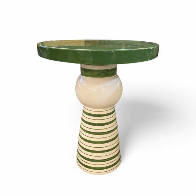 Ceramic Side Tables, 1980s, Set of 2 For Sale - Image 5 of 6