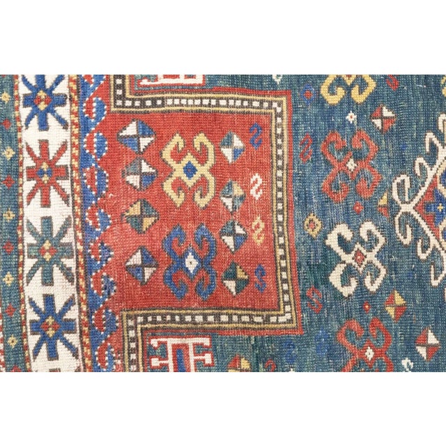 SW Caucasus/Armenia. Boldly patterned, strongly colored, totally geometric, all wool, coarse to moderate weave, medium to...