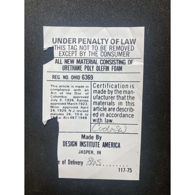 1970s Design Institute of America Chrome and Brown Mohair Rectangular Ottomans – a Pair For Sale - Image 11 of 12