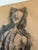 Mid 20th Century Original Charcoal Seated Nude Figure Study on Toned Paper, Mid-Century Framed Art I For Sale - Image 5 of 8