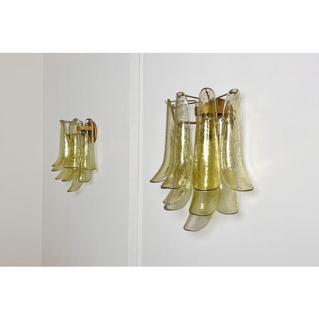 Vintage Italian Murano Wall Lights from Mazzega, 1990s, Set of 2 For Sale - Image 16 of 18