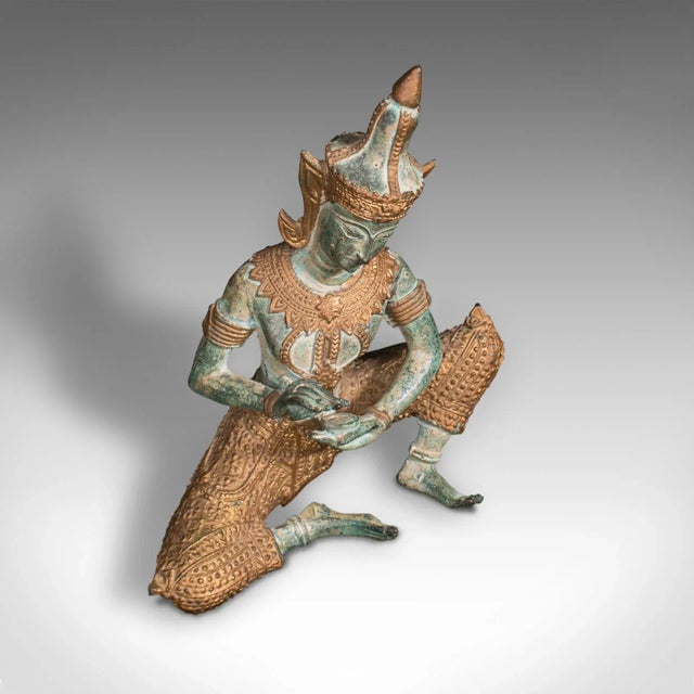 Metal 1940s Vintage Art Deco Decorative Figure For Sale - Image 7 of 13