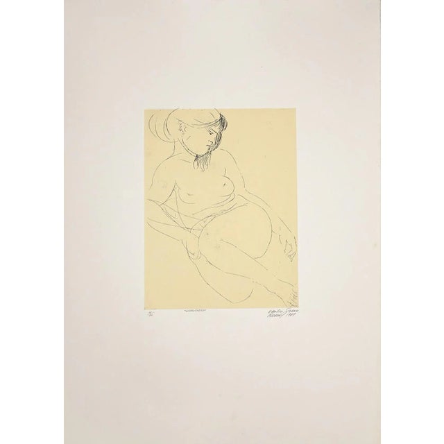 Image dimensions: 32x24 cm. Hand Signed and numbered. Edition 11/60. Provenience: Rossoni Gallery, 24/04/1969. Ref .:...
