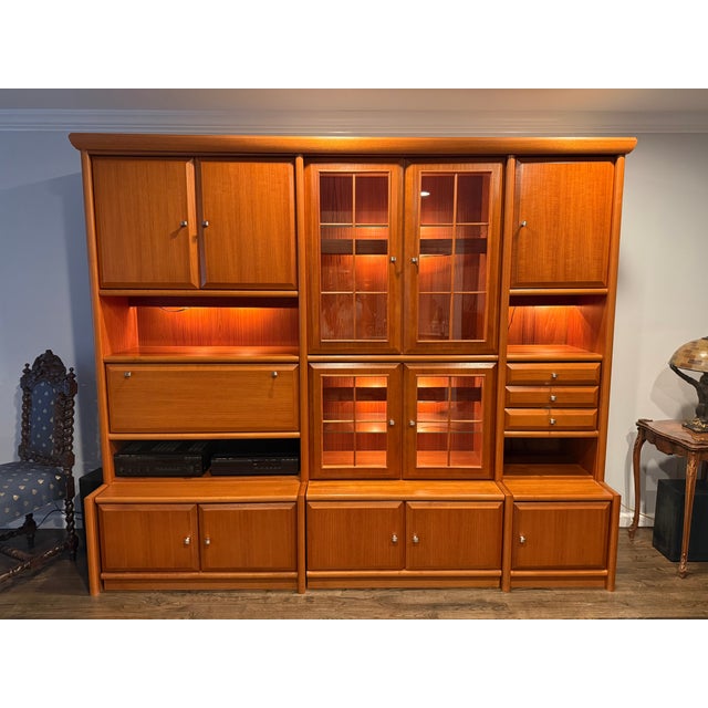 1960s Teak Wall Unit For Sale - Image 9 of 12