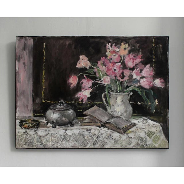 Magdalena Spasowicz, Still Life with a Sugar Bowl, Oil on Canvas, 2010 For Sale - Image 3 of 6