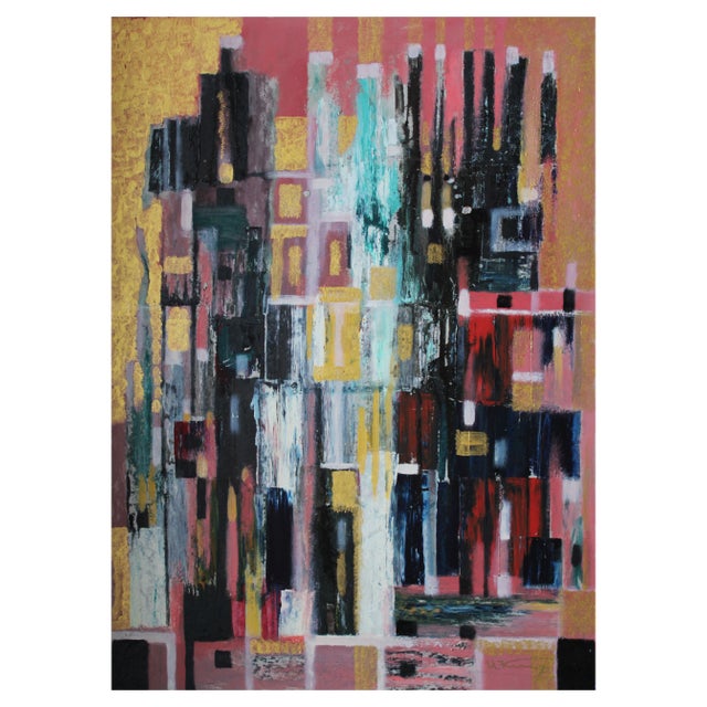 Uldis Krauze, Solo I, 2021, Oil on Cardboard For Sale