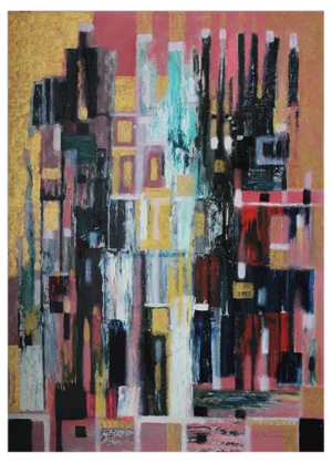 Uldis Krauze, Solo I, 2021, Oil on Cardboard