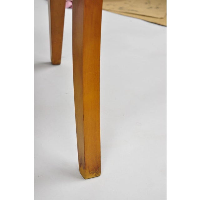Biedermeier Empire Style Maple Wood Double X Back Dining Room Chairs - Set of 6 For Sale - Image 17 of 18