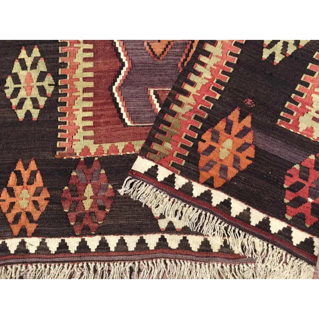 Vintage Turkish Kilim Rug - 51" X 77.5" For Sale - Image 9 of 10