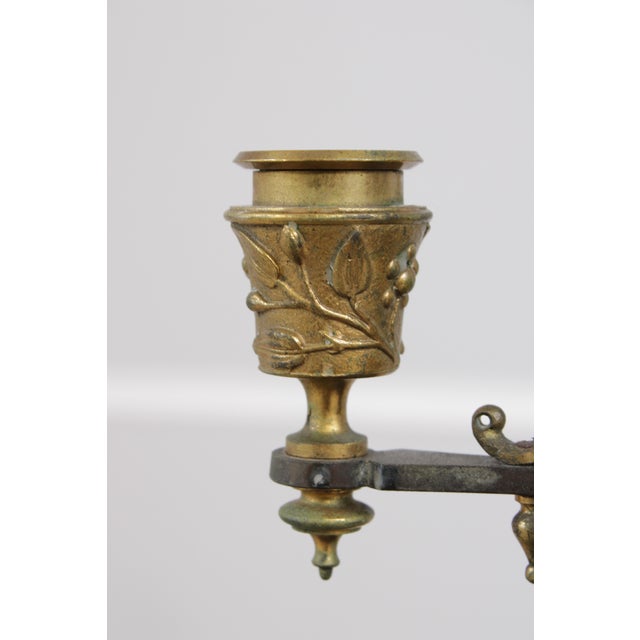 Pair of 19th Century French Empire Bronze Figural Candelabras For Sale - Image 10 of 13