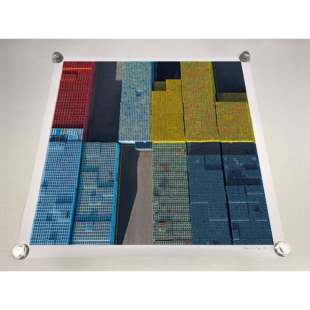 Crate_stakcks_003" Contemporary Limited Edition Fine Art Photograph Print by Bernhard Lang For Sale - Image 9 of 13
