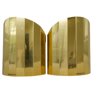 Mid-Century Modern Brass Sconces from Atelje Lyktan, Sweden, 1970s, Set of 2 For Sale